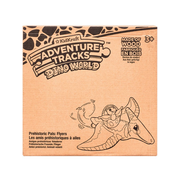 KidKraft Adventure Tracks™: Dino World Prehistoric Pals: Plane Vehicle Playset - Picture 5 of 6